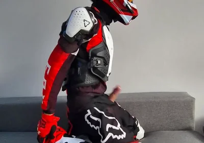 A Very Excited Biker Marked His New Fox Boots