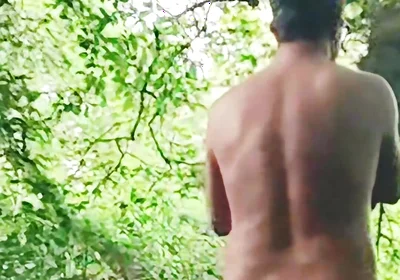 Naked Walking, Then Wank & Cum