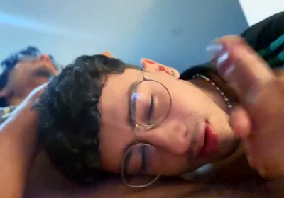 He Sucks My Balls and Takes My Milk After Running