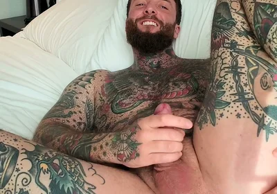 Tattooed Dom Ass Worship Solo