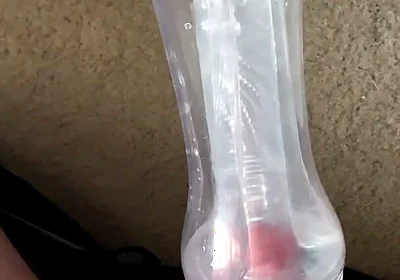 Fucking My See Though Pocket Pussy