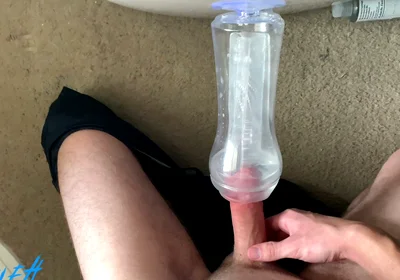Fucking My See Though Pocket Pussy
