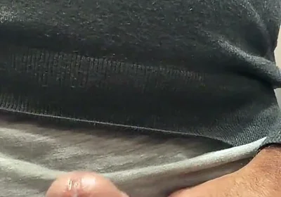 Some Cumshots in a Public Toilet. I Love Edging