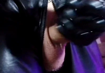 Latex Pup Teasing His Thick Bone Right in Your Face