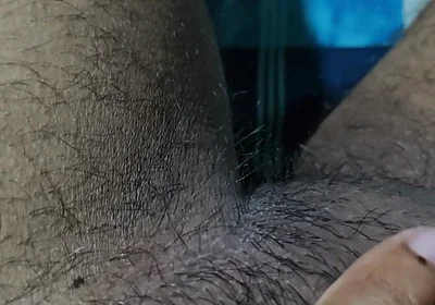 Asian Village Boy Playing Big Cock at Room