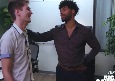 Trevor Harris And Tony Genius In Office Chemistry: Trevor Sucks Tonys Big Cock Hard 7 Min
