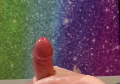 Long Edging Session Ended with Huge Teen Cumshot