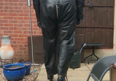 Leather Jumpsuit