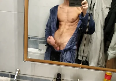 Mature Man with Nice Body and Huge Cock Unloads a Massive Cumshot!