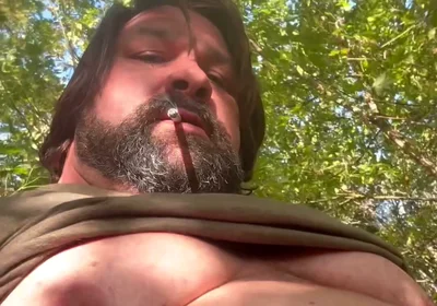 Bear Smoking and Jacking in the Woods