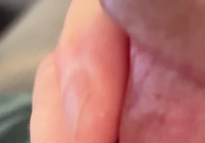 Playing with My Small Wet Cock