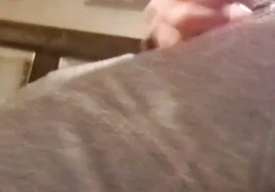 Flashing and Dripping Precum on a Public Bench