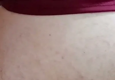 Man Showing His Butt in the Bathroom