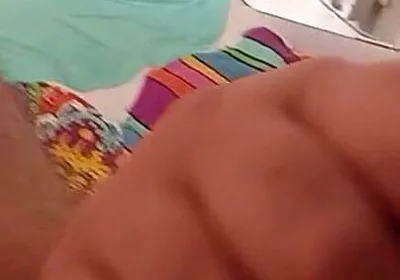 Jerking off a Juicy Dick and Cumming for My Beloved Baby