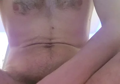 Naked Playing with My Cock While Playing Video Game