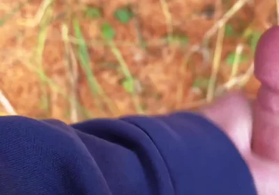 Twink Wixt on an Autumn Day in the Forest and Squirt Horny