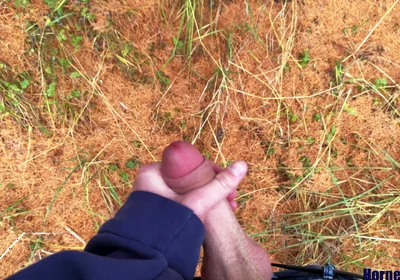 Twink Wixt on an Autumn Day in the Forest and Squirt Horny