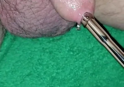 Urethral Sounding with Cumshot
