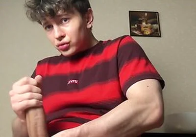 Handsome Student 18+ Skips Classes To Jerk Off His Monster Cock - Rushlight Dante / Young / Sexy / Top