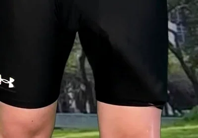 Monster Cock Cyclist Outdoor Dick Flash Cum in Tight Pants