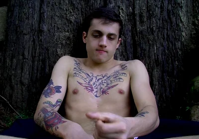 Wanking in the Woods with Chris