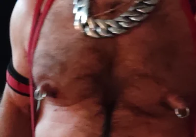 Nipple Muping While Smoking Gar