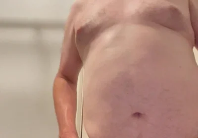 Julian Sharp with Black Stockings on