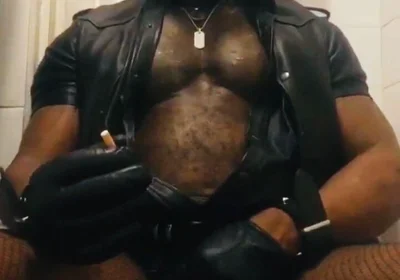 Leather Muscle Verbal Smoke Session