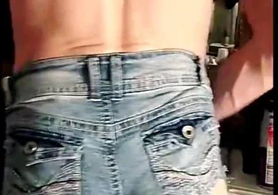 Cdmichell Wearing Crop Top & Booty Shorts with Cock Hanging Out of My Pocket K Hangin