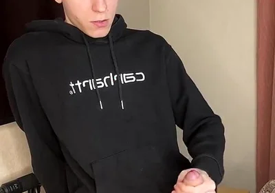 Young Guy's Thick Rope Cum Spray