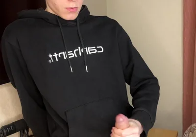 Young Guy's Thick Rope Cum Spray