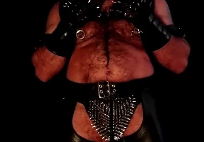 Leather Chaps, Spikes and Pipe