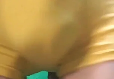 Yellow Boyshorts Try on