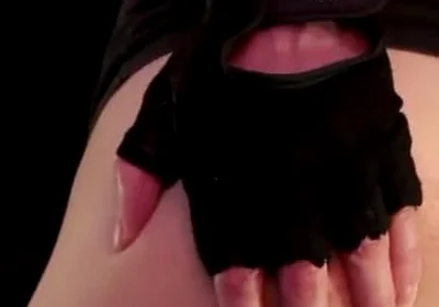 Ball weight, dildo fuck and fat plug in ass