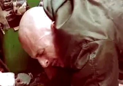 Biker boys fisting skinhead