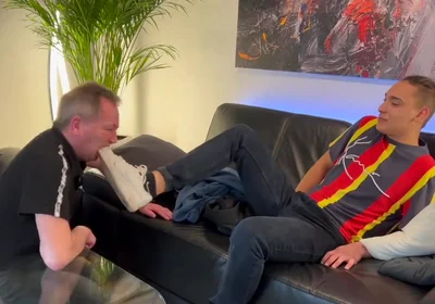 German Master marek sneaker licking