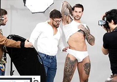 Men - Dann Grey Watches Papi Kocic Posing For A Photoshoot And Wonders What His Cock Would Feel Like