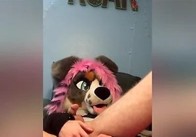 Furry Fucks His Tight Ass Until He