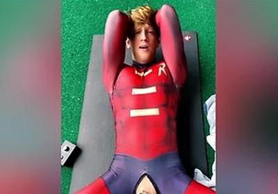 Halloween Costume Twink Super Hero Cosplay Porn Compilation