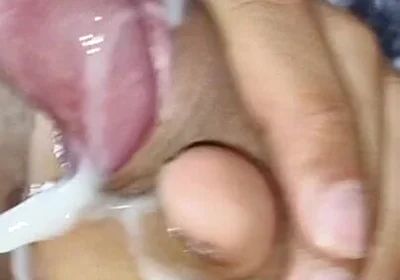 Incredibly a Lot of Sperm. Hard Fuck Femboy Without Condoms on the Sperm