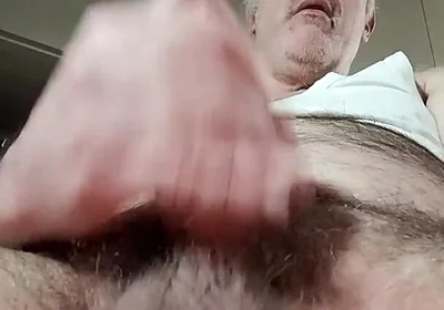I Moan with Pleasure in Massaging My Cock!