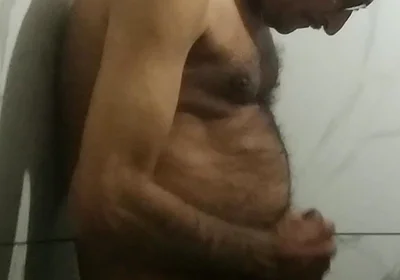 Playing with My Cock in the Bathroom