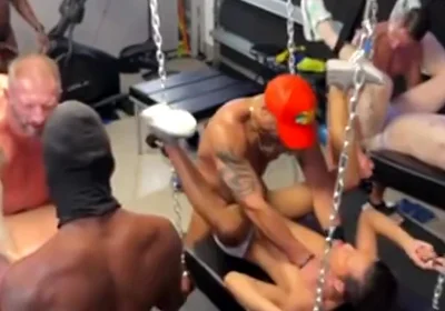 16 Men Gang Orgy
