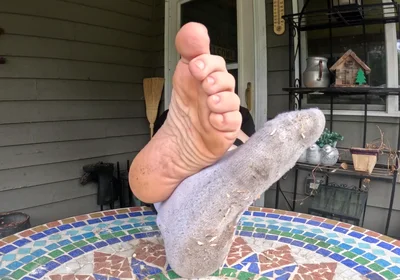 I Show off My Dirty Socks and Feet