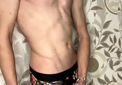 Handjob in Girls' Panties and Dirty Talk