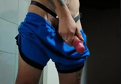 Locked Up And Leaking: Pissing Through My 20cm Dildo Cage
