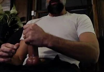 Hung, Bearded And Covered In Cum