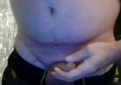 Boss Massaging My Juicy Cock