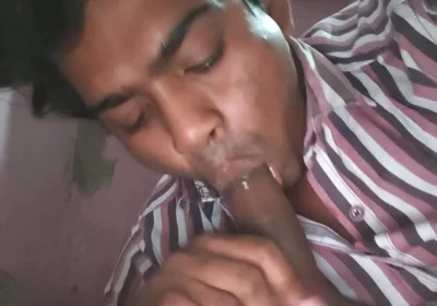 Desi Hot Indian Boy Sucking Dick on the Night