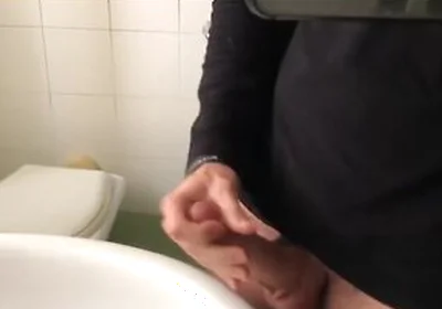 Teen 18+ Playing With Lube On His Big Thick Uncut Dick